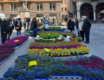 In centro storico la primavera di “Reggio in fiore” (video e foto)