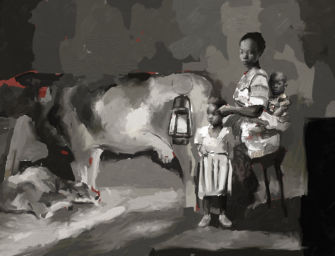 Contro il razzismo le opere di Veggetti Kanku sulla facciata dei Musei di Reggio