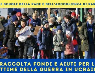Rete Scuole Pace di Parma lancia una raccolta fondi per le vittime di guerra in Ucraina
