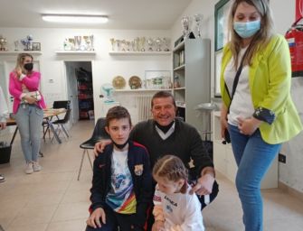 Il Bibbiano San Polo ‘adotta’ il bomber Vlad, bimbo ucraino fuggito dalla guerra