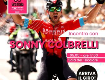 A Reggio la corsa rosa, apre la mostra ‘Giro giro tondo’ e il 5 maggio incontro con Sonny Colbrelli