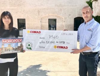 Reggio. Con i Monopoly personalizzati Conad Centro Nord sostiene la Casina dei Bimbi