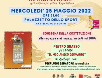 Castelnovo Sotto, Grasso presenta “Il mio amico Giovanni”