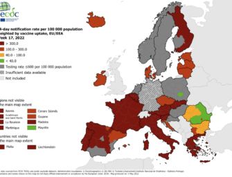 Mappa dei contagi Covid, in Europa si rivede qualche zona verde ma l’Italia è ancora tutta in rosso scuro