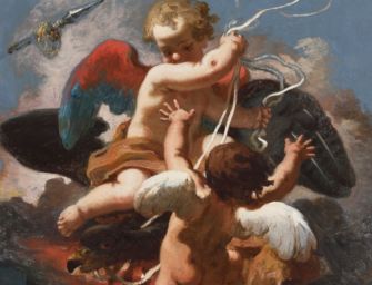 “Due putti che giocano con un’aquila”, l’opera di Boulanger a Modena