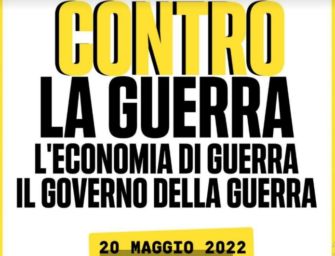 Reggio. Sciopero contro la guerra del 20 maggio, assemblea aperta ai cittadini