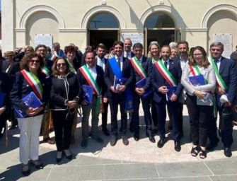 Anche la Provincia di Reggio e i sindaci a Medolla nel decennale del terremoto