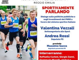 Sportivamente parlando: sabato 7 al Tecnopolo di Reggio con la sottosegretaria Vezzali