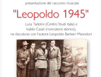 Sabato 11 giugno a Villa Sesso la presentazione del racconto musicale “Leopoldo 1945”