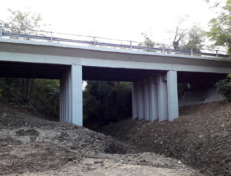 Sabato 18 giugno a Borzano di Albinea chiuso il ponte sul torrente Lodola sulla strada provinciale Sp 37
