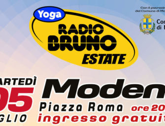 Martedì 5 luglio in piazza Roma a Modena torna il Radio Bruno Estate: ecco il cast della serata