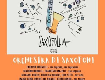 Saxofollia, orchestra di saxofoni in piazza a Guastalla