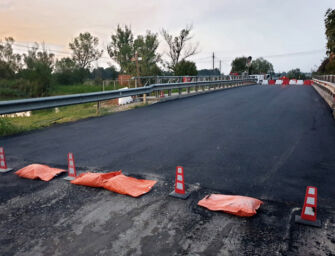 Da lunedì 29 agosto a Reggiolo riapre il ponte sul Cavo Fiuma sulla strada provinciale Sp5