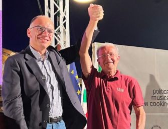 Politiche, Letta a Villalunga: il terzo polo aiuta la destra