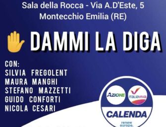 Politiche. Iv e Azione: emergenza idrica, incontro sulla diga di Vetto a Montecchio