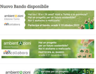 Iren, via prima edizione bando AmbientAzioni
