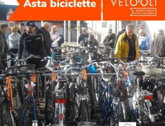 Reggio, sabato 100 biciclette all’asta: il ricavo all’Emporio solidale Dora