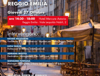 Confcommercio Reggio: la sfida del commercio e del turismo