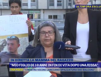 Castellarano. L’appello della mamma del 19enne a “Pomeriggio Cinque”: Giuseppe è in fin di vita