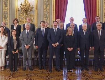Il giuramento del governo Meloni