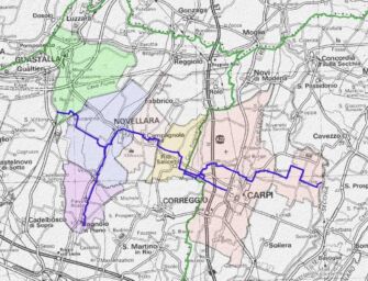 Progetto della ciclovia Guastalla-Carpi