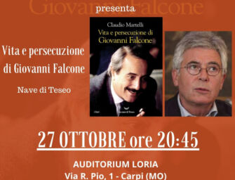 Trent’anni dopo la strage Claudio Martelli racconta Giovanni Falcone a Carpi