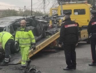 Schianto a Bosco di Scandiano: 4 giovani feriti