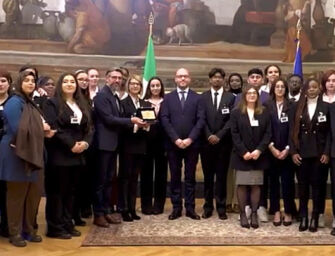 Due classi dell’istituto Galvani-Iodi di Reggio premiate a Montecitorio dal presidente Fontana