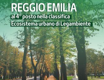 Ecosistema Urbano 2022, Reggio Emilia al quarto posto in Italia