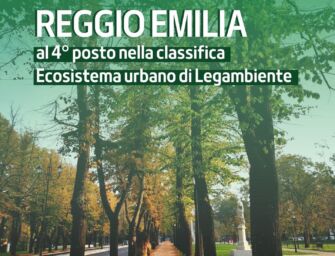 Ecosistema Urbano 2022, Reggio Emilia al quarto posto in Italia