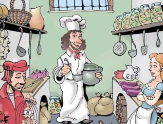 Leonardo cuoco di un’osteria vegetariana nel nuovo libro di Grasselli