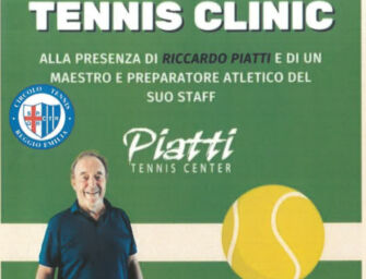 Al Circolo del Tennis di Canali una 2 giorni con Riccardo Piatti