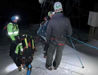 Nell’oscurità in vetta al monte Cimone, un 34enne salvato dal Soccorso Alpino