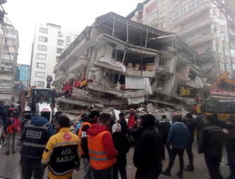 La Protezione civile italiana è sul posto