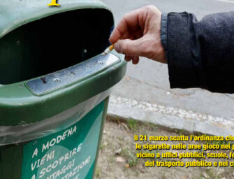 Modena, basta sigarette anche nei cimiteri