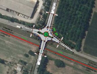 A Rio Saliceto partono i lavori per la costruzione di una nuova rotatoria