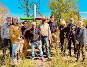 Dopoguerra nel Reggiano. Centro Studi Italia: croce al Cavòun di Campagnola