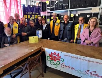 Tre Lions Club reggiani donano oltre 25mila euro a Credere per Vedere
