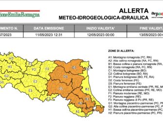 Torna l’allerta meteo arancione per temporali e rovesci nel weekend