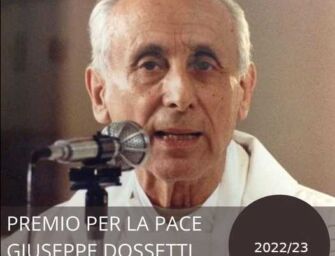 Reggio, Premio per la pace Dossetti: il 12 cerimonia di conferimento in sala del Tricolore