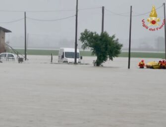 L’Idice tracima a Castenaso, pronto piano