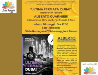Libri. Alberto Guarnieri presenta a Salsomaggiore “Ultima fermata Dubai”