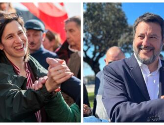 Comunali, Schlein e Salvini a Correggio
