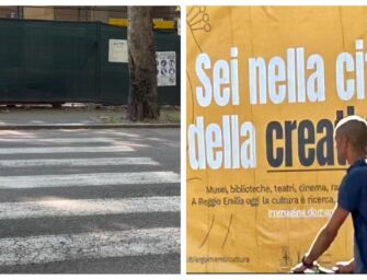 Reggio. Nella “città della creatività” le strisce pedonali si infrangono sul marciapiede