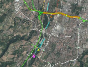 Ponte Secchia tra Reggio e Modena, studio