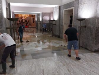 Maltempo, allagato il Sacrario di Marzabotto: al lavoro i volontari