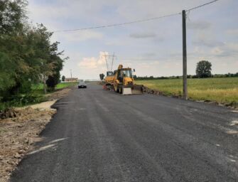 Rio Saliceto, entro fine mese ultimati ampliamento della Sp 46 e rotatoria sulla Sp 30