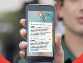 Lunedì alle 12 anche sul cellulare dei reggiani il test con sms di ‘Allerta’