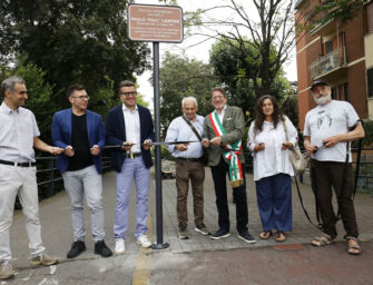 A Modena, tra via Vignolese e via Emilia, la ciclabile Paul Campani