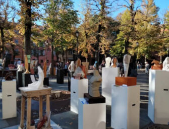 Arie da grandeur, piazza Fontanesi si trasforma in ‘Le Petit Montmartre’